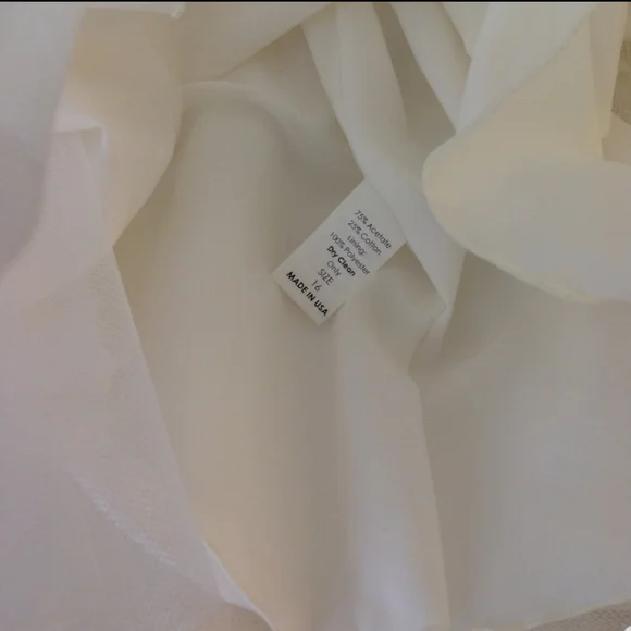 Zoe Ltd Girls Formal Dress Ivory Size 16 - Picture 7 of 12